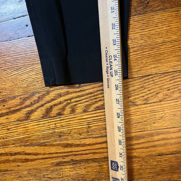 J.Crew Kallie Fit Straight Leg Chino Trousers Black Women's Size 4 Pants - Picture 8 of 10